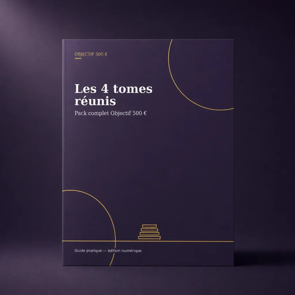 [Scale AI] catalog_packshot — Pack Objectif 500 € — Les 4 tomes réunis